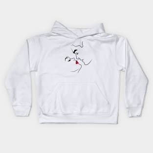 Lineart Lovers Kids Hoodie